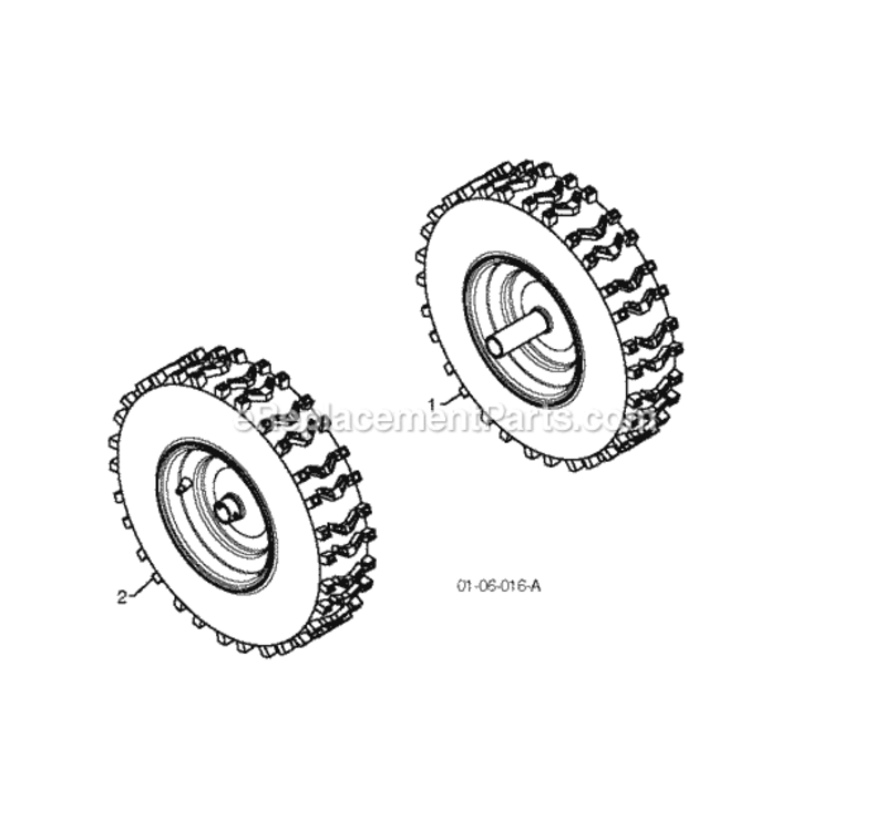 Page X Diagram and Parts List for PSB270 2010-06 Husqvarna Snow Blower