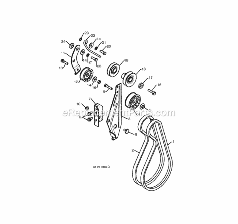 Page I Diagram and Parts List for PSB270 2010-06 Husqvarna Snow Blower