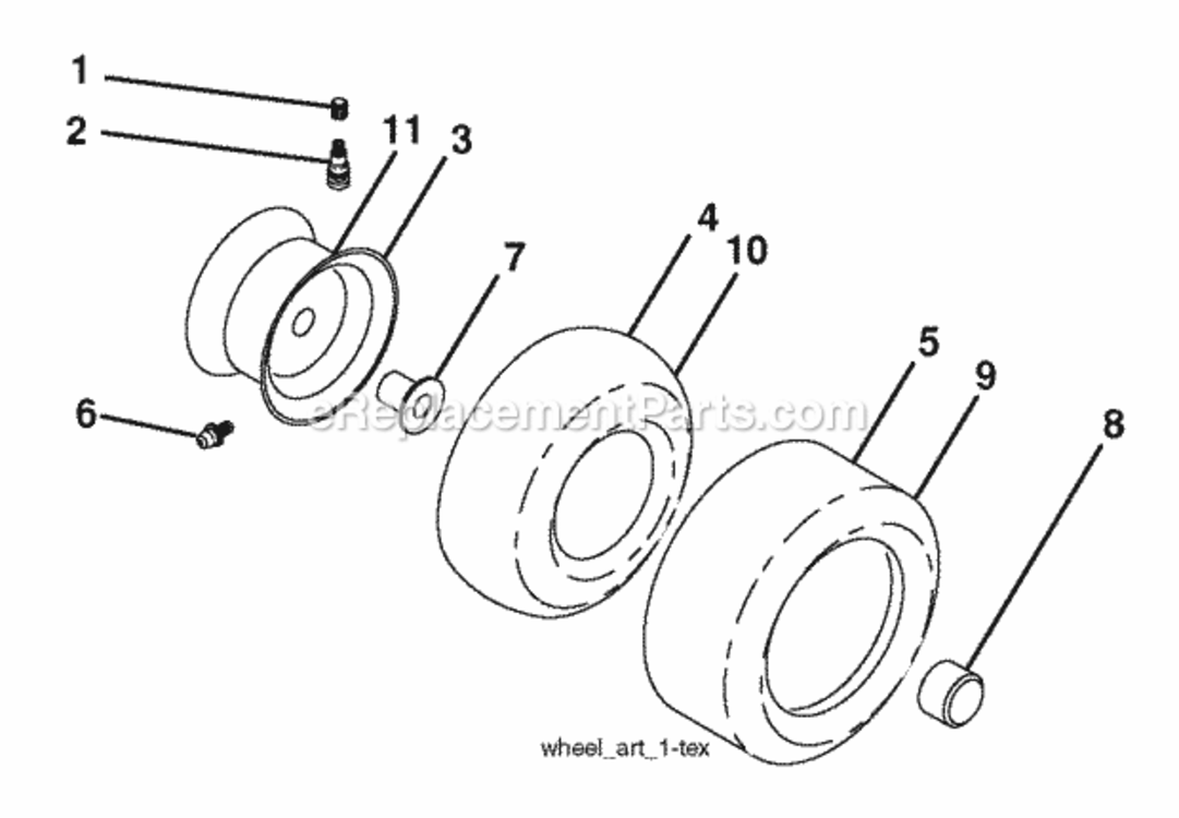 Page J Diagram and Parts List for PXT 2009-06 Husqvarna Lawn Tractor
