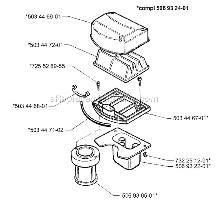 Page A Diagram and Parts List for RIDER 14 Pro 2000-02 Husqvarna Lawn Tractor