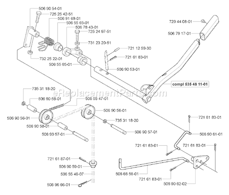 Page I Diagram and Parts List for 155 Rider  USA -2006-01 Husqvarna Lawn Tractor