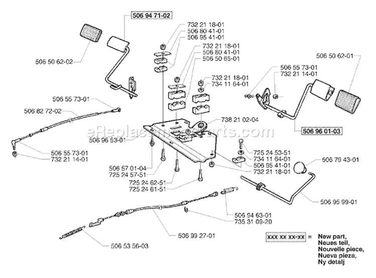 Page O Diagram and Parts List for RIDER 16 USA -2002-02 Husqvarna Lawn Tractor