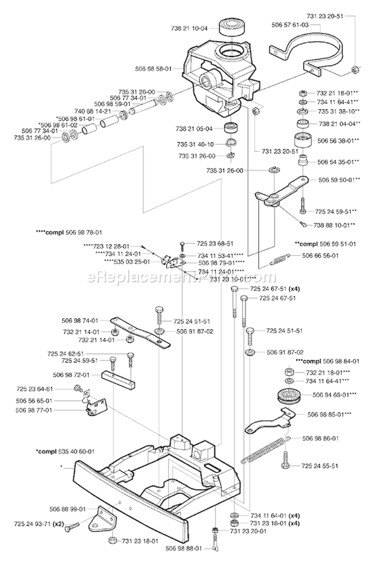 Page P Diagram and Parts List for RIDER 16 USA -2002-02 Husqvarna Lawn Tractor