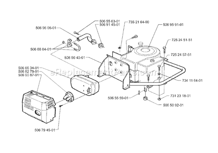 Page I Diagram and Parts List for RIDER 16 H USA Only -2000-02 Husqvarna Lawn Tractor