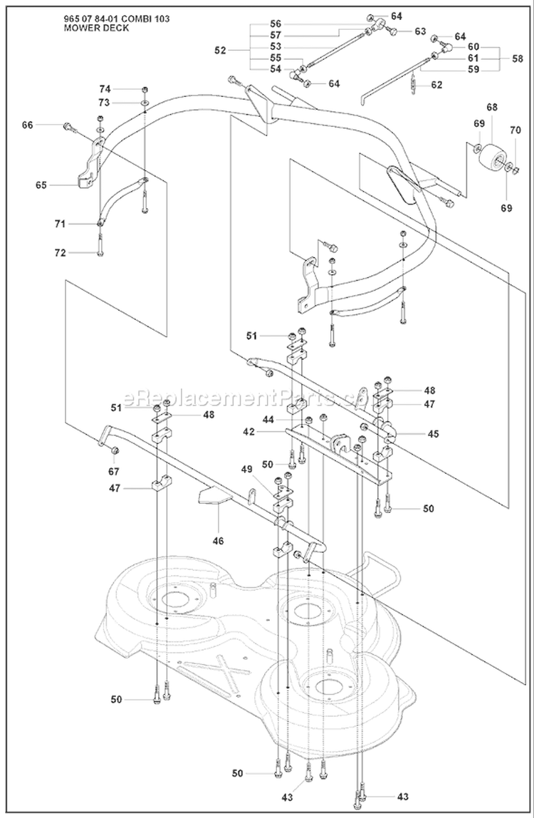Page S Diagram and Parts List for 175 Rider  AWD USA -2008-05 Husqvarna Lawn Tractor