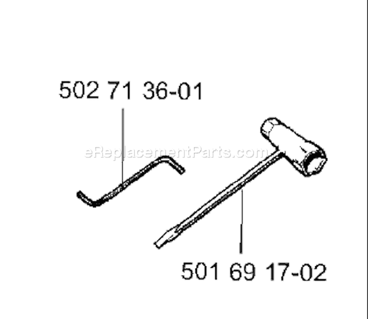 Page P Diagram and Parts List for 850 Rider  1994-03 Husqvarna Lawn Tractor
