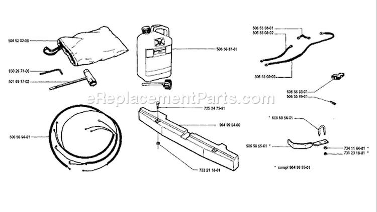 Page A Diagram and Parts List for 850 Rider  8 1989-02 Husqvarna Lawn Tractor