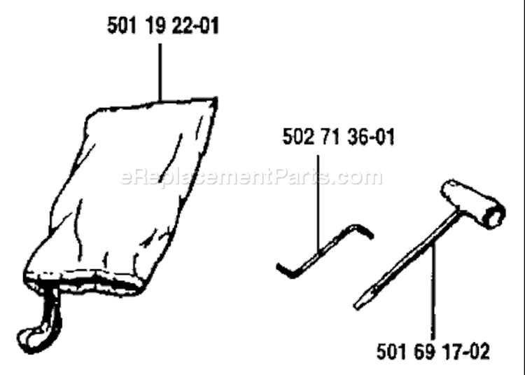 Page A Diagram and Parts List for 970 Rider  12 S 1993-05 Husqvarna Lawn Tractor