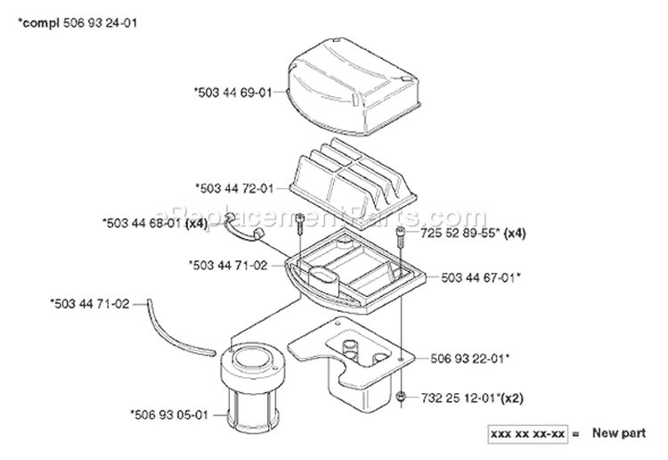 Page A Diagram and Parts List for RIDER Pro 15-V2 2003-01 Husqvarna Lawn Tractor