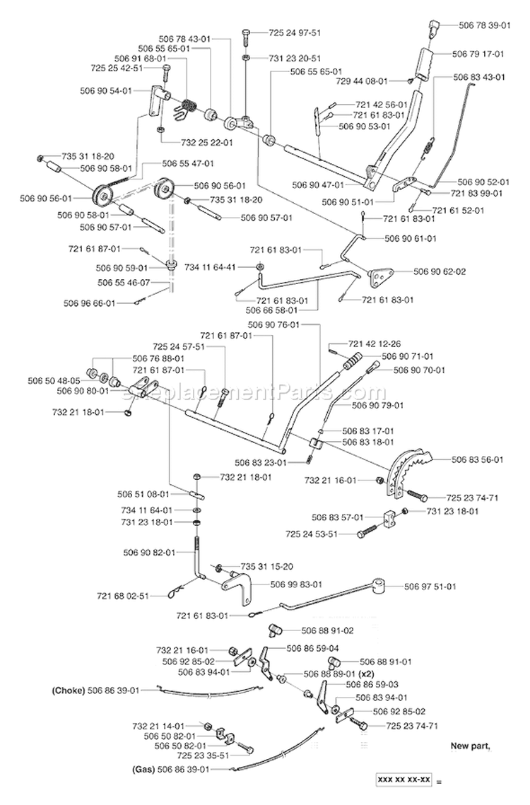 Page S Diagram and Parts List for RIDER Pro 15 2003-01 Husqvarna Lawn Tractor