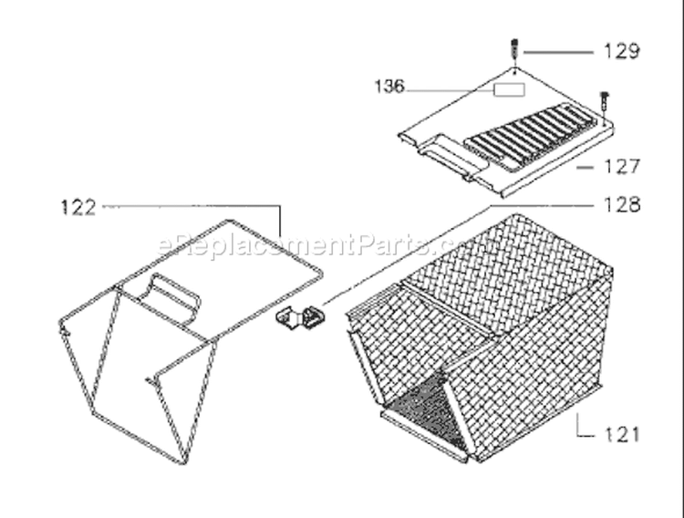Page A Diagram and Parts List for ROYAL 53 S USA -1998-11 Husqvarna Lawn Mower