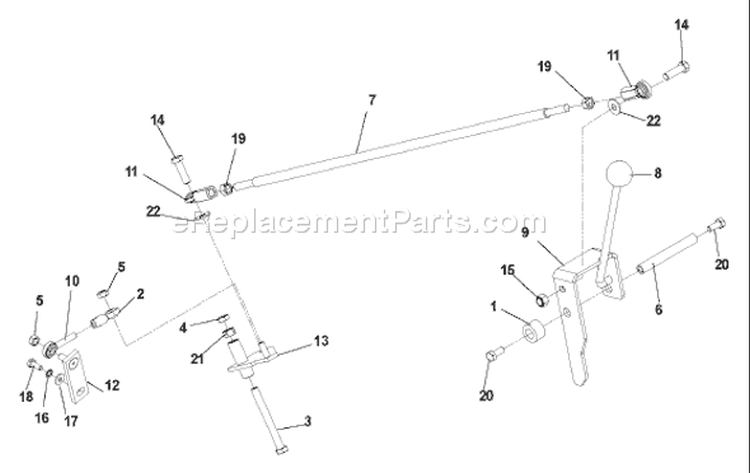 Page H Diagram and Parts List for SC18A SC 18 A 968999509 -2006-07 Husqvarna Sod Cutter