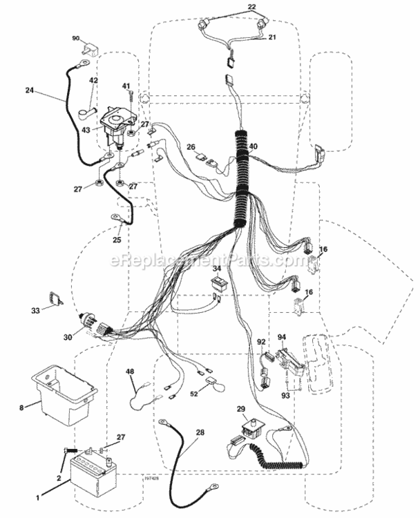 Page D Diagram and Parts List for SO1638LT 2006-01 Husqvarna Lawn Tractor