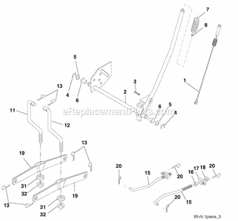 Page G Diagram and Parts List for SO17542LT 2006-01 Husqvarna Lawn Tractor