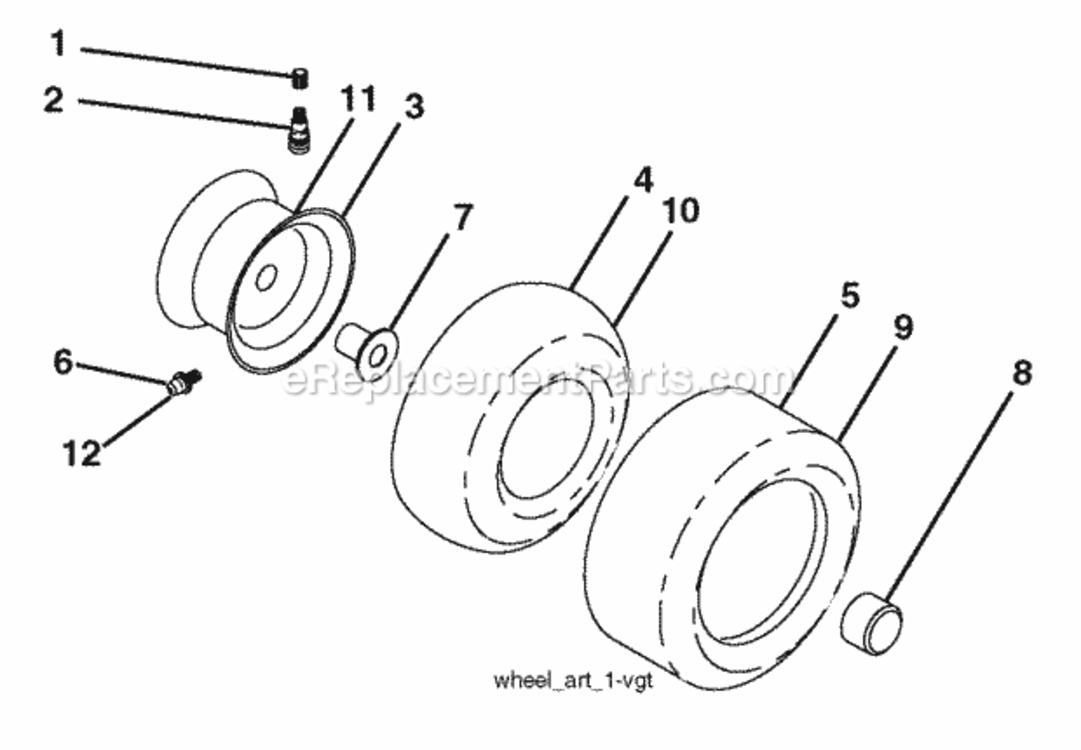 Page J Diagram and Parts List for SPGT25H54 2006-03 Husqvarna Lawn Tractor