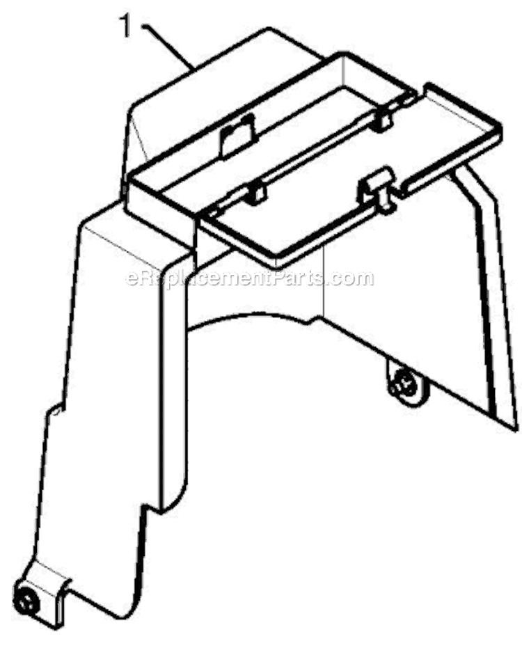 Chassis Engine Pulleys Diagram and Parts List for ST230E 96195001600 - 2012-06 Husqvarna Snow Blower