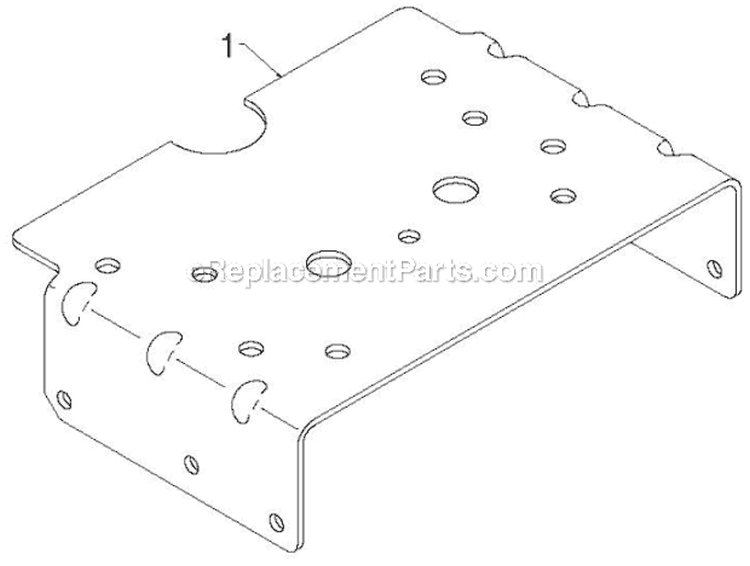 Chassis Engine Pulleys Diagram and Parts List for ST230E 96195001601 - 2012-08 Husqvarna Snow Blower