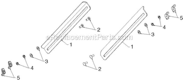 Auger Housing Impeller Diagram and Parts List for ST230E 96195001601 - 2012-08 Husqvarna Snow Blower