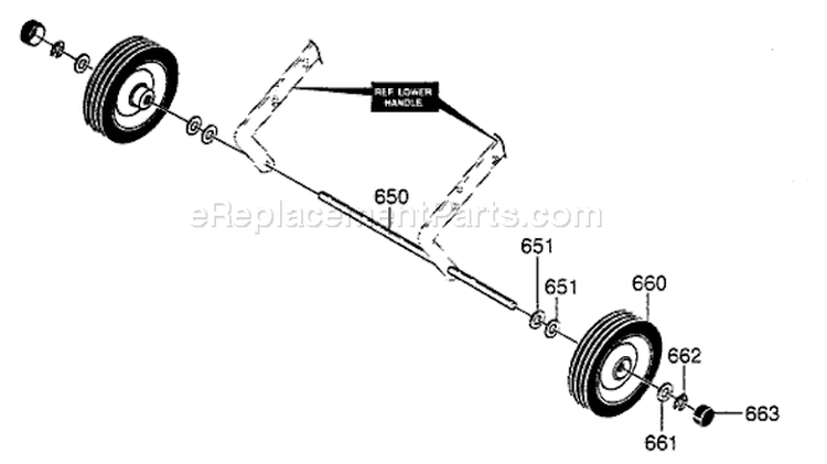 Page J Diagram and Parts List for ST20E ST 20 E 1995-01 Husqvarna Snow Blower