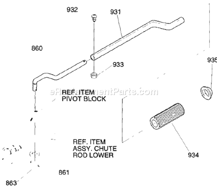 Page C Diagram and Parts List for ST21M ST 21 M 1995-09 Husqvarna Snow Blower
