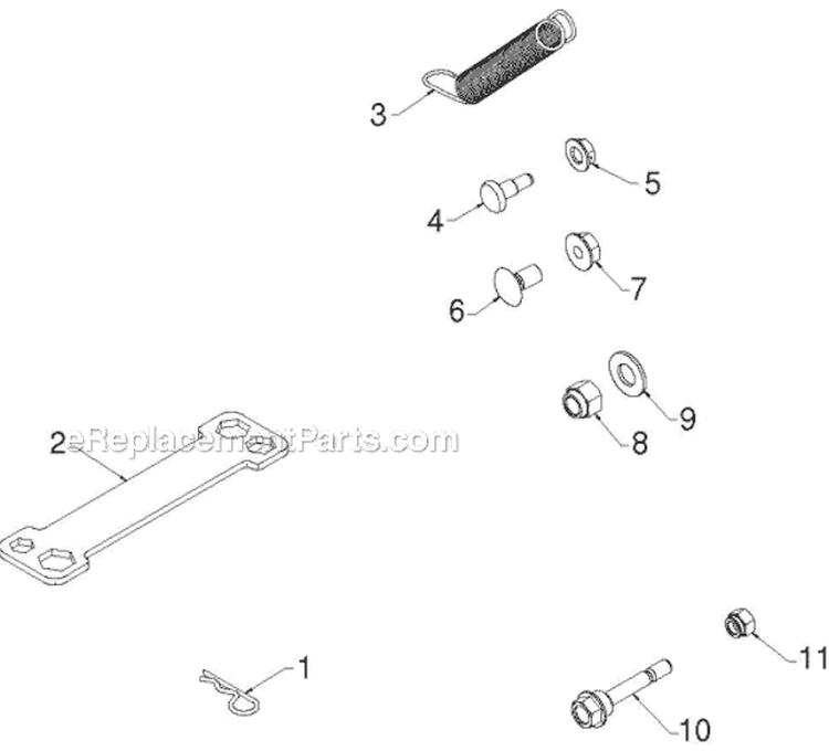 Accessories Diagram and Parts List for ST268EP ST 268EP 96191003802 - 2011-05 Husqvarna Snow Blower