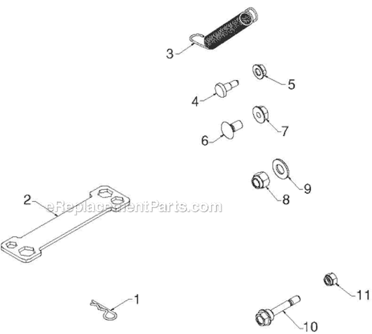 Accessories Diagram and Parts List for ST268EP ST 268EP 96191003803 - 2011-07 Husqvarna Snow Blower