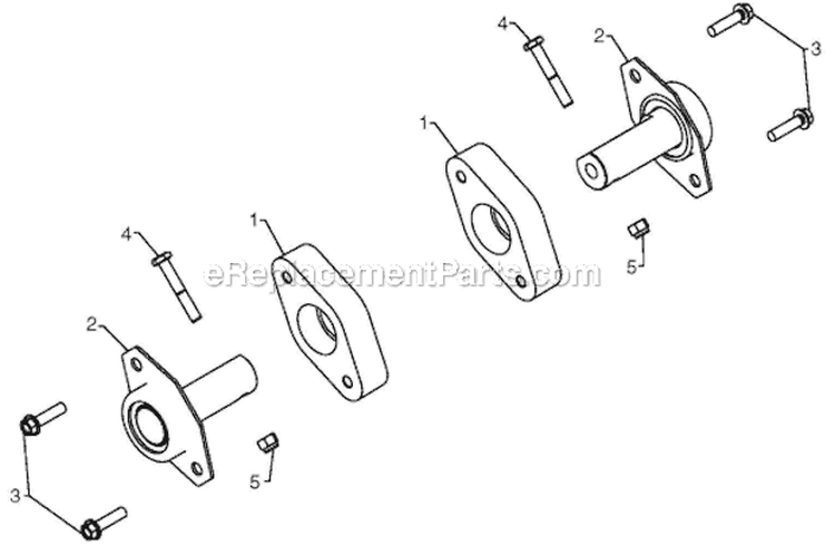 Auger Housing Impeller Diagram and Parts List for ST268EP ST 268EP 96191003804 - 2012-07 Husqvarna Snow Blower