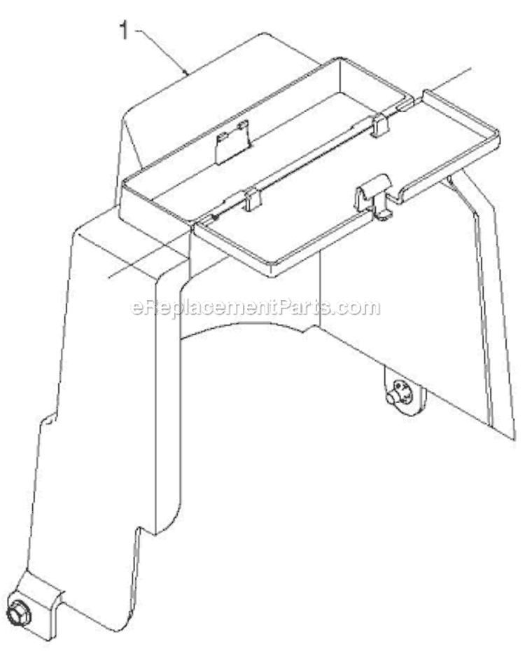 Chassis Engine Pulleys Diagram and Parts List for ST268EP ST 268EP 96191003805 - 2012-06 Husqvarna Snow Blower