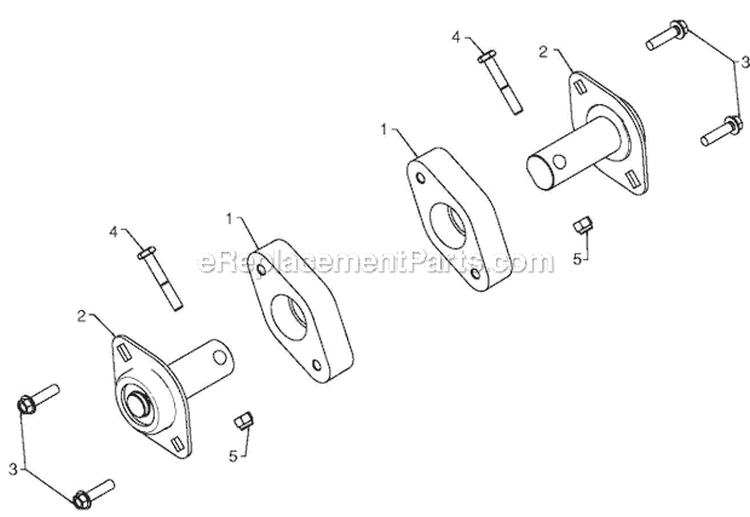 Auger Housing Impeller Diagram and Parts List for ST276EP ST 276EP 96191003902 - 2011-05 Husqvarna Snow Blower