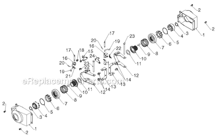 Wheels Tires Diagram and Parts List for ST276EP ST 276EP 96191003903 - 2011-07 Husqvarna Snow Blower