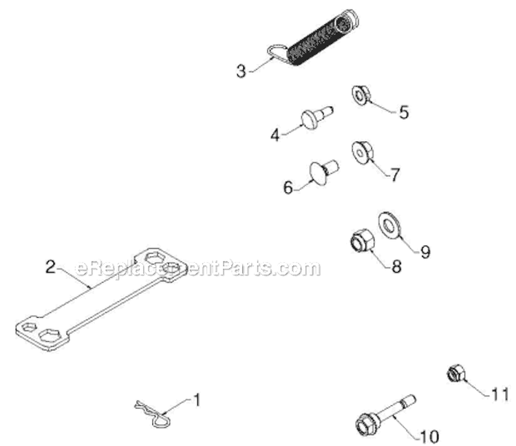 Accessories Diagram and Parts List for ST276EP ST 276EP 96191003903 - 2011-07 Husqvarna Snow Blower