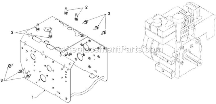 Chassis Engine Pulleys Diagram and Parts List for ST276EP ST 276EP 96191003904 - 2012-06 Husqvarna Snow Blower