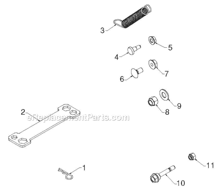 Accessories Diagram and Parts List for ST276EP ST 276EP 96191003904 - 2012-06 Husqvarna Snow Blower