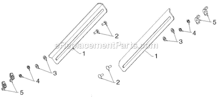 Auger Housing Impeller Diagram and Parts List for ST276EP ST 276EP 96191003905 - 2012-05 Husqvarna Snow Blower