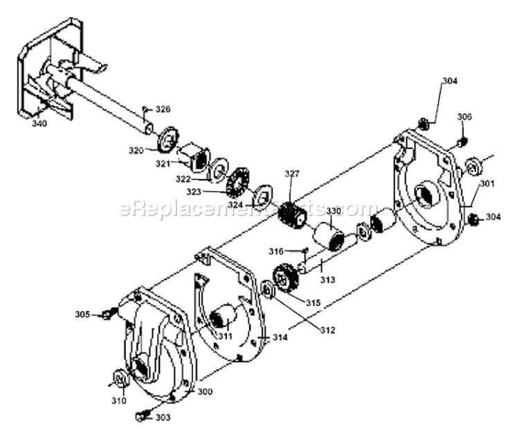 Page I Diagram and Parts List for ST824E ST 824 E 1998-02 Husqvarna Snow Blower
