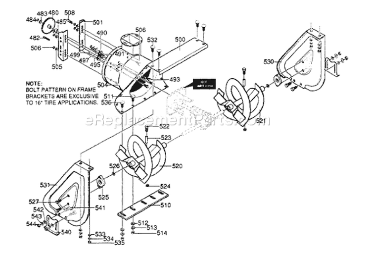 Page A Diagram and Parts List for ST826E ST 826 E 1995-01 Husqvarna Snow Blower