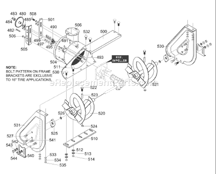 Page A Diagram and Parts List for ST927E ST 927 E 1996-01 Husqvarna Snow Blower
