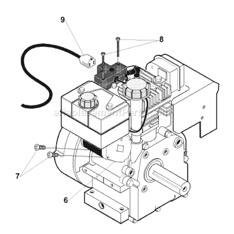 Page I Diagram and Parts List for ST927E ST 927 E 1996-01 Husqvarna Snow Blower