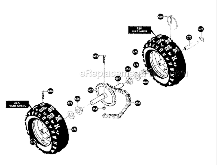 Page Q Diagram and Parts List for ST927E ST 927 E 1997-11 Husqvarna Snow Blower