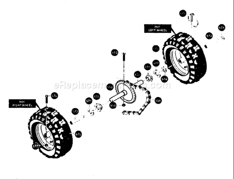 Page N Diagram and Parts List for ST927E ST 927 E 1998-01 Husqvarna Snow Blower