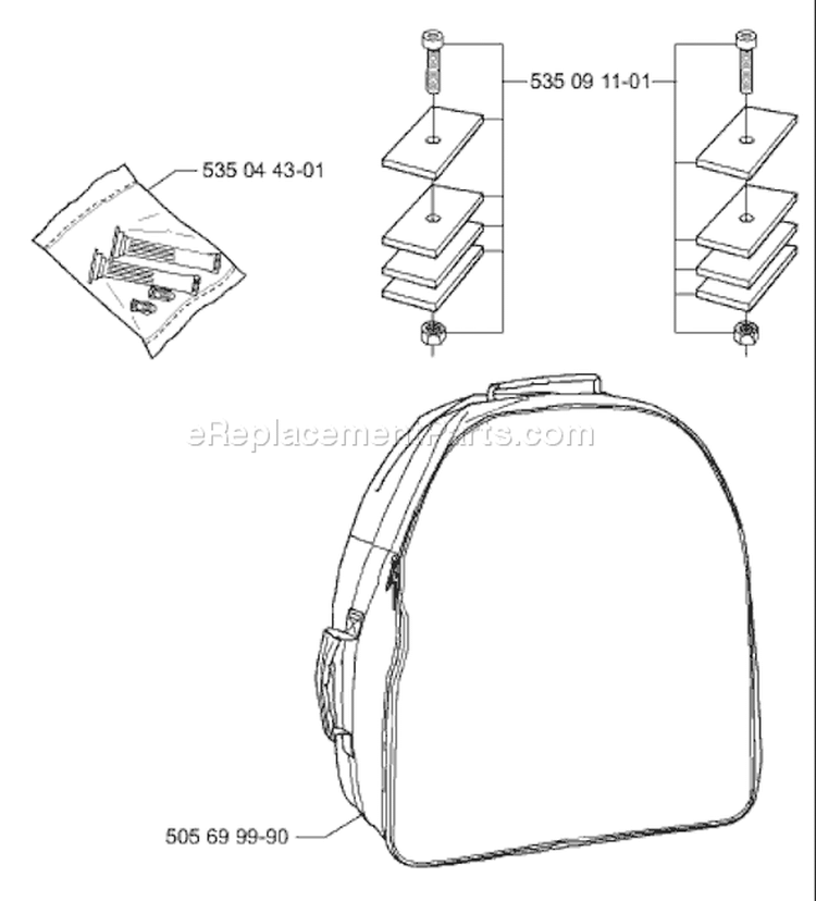 Page J Diagram and Parts List for SOLAR  Husqvarna Lawn Mower