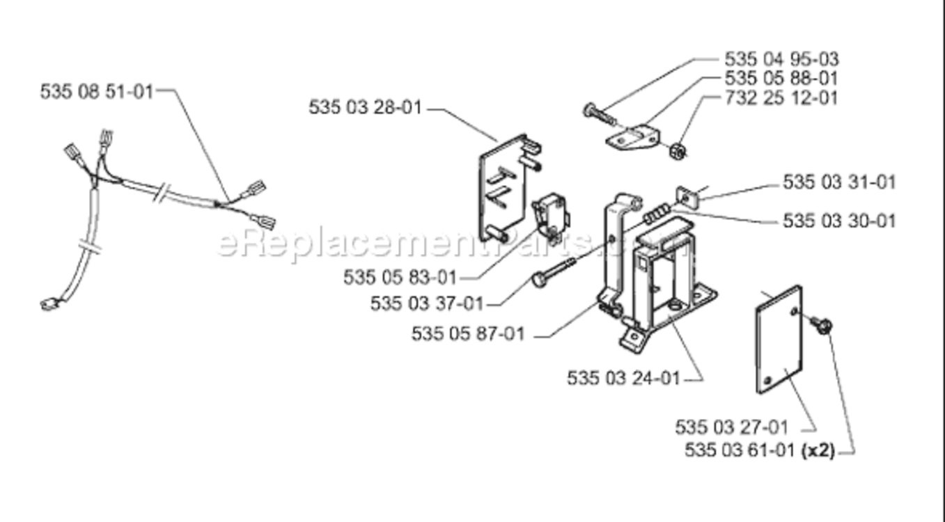 Page C Diagram and Parts List for SOLAR 2001-01 Husqvarna Lawn Mower