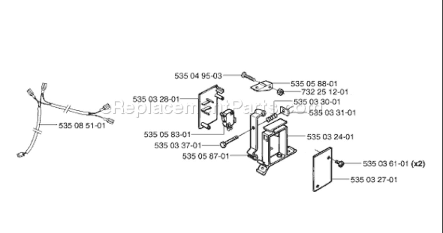 Page C Diagram and Parts List for SOLAR 2002-02 Husqvarna Lawn Mower