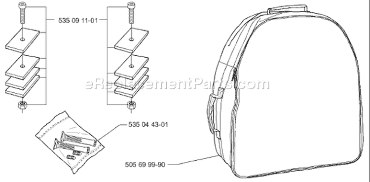 Page L Diagram and Parts List for SOLAR  Husqvarna Lawn Mower