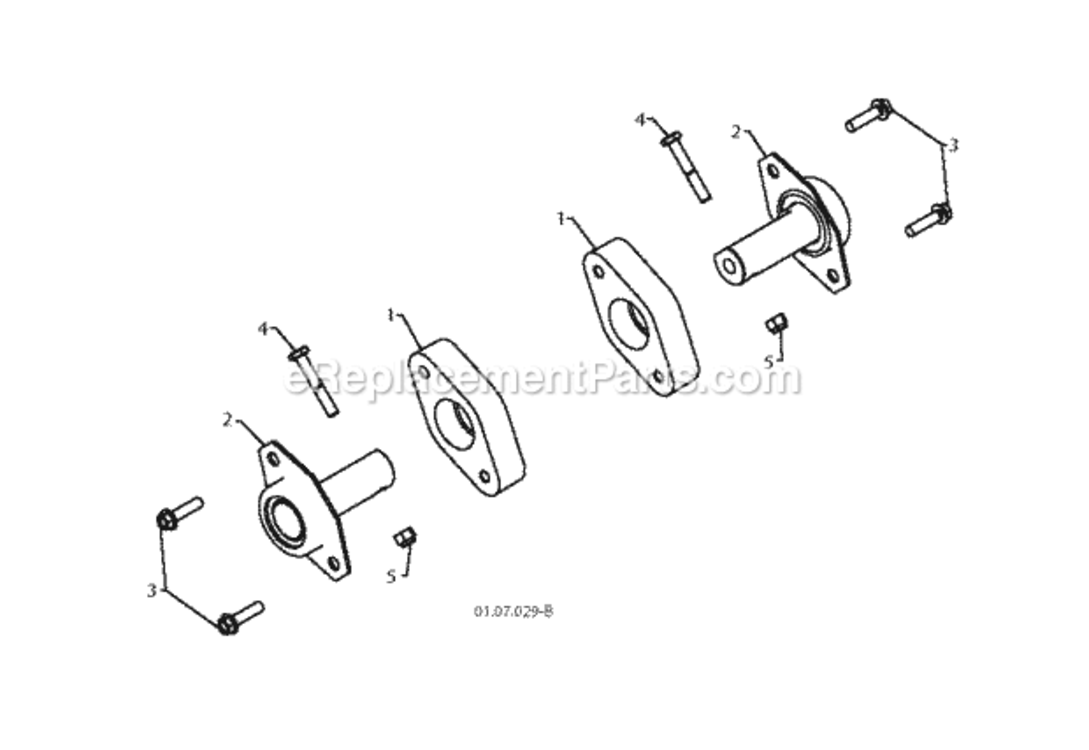 Page I Diagram and Parts List for ST 2012-08 Husqvarna Snow Blower