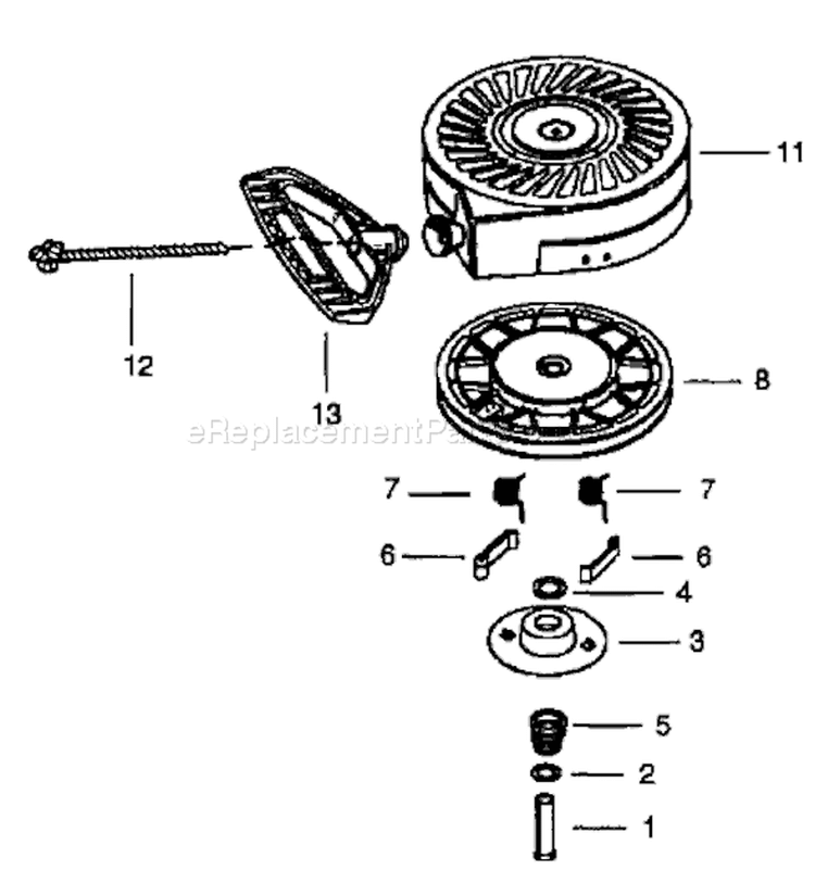 Page W Diagram and Parts List for TEC 1997-04 Husqvarna Engine