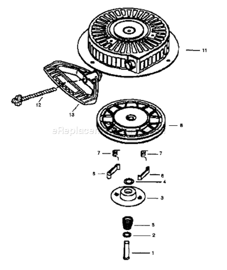Page Y Diagram and Parts List for TEC 1997-04 Husqvarna Engine