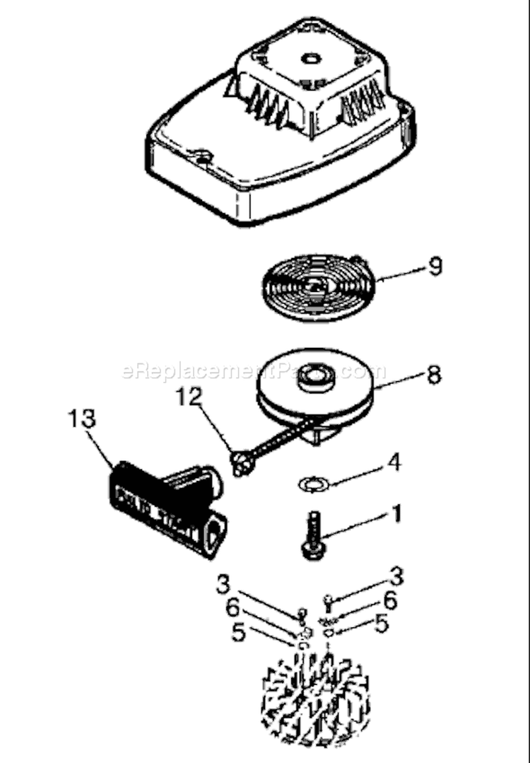 Page AB Diagram and Parts List for TEC 1997-04 Husqvarna Engine