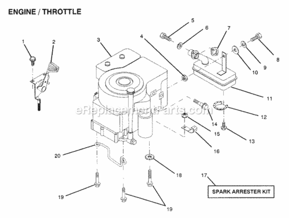 Page D Diagram and Parts List for WE12536A 1991 Husqvarna Lawn Tractor