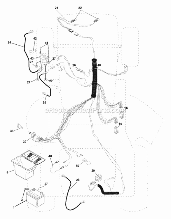 Page D Diagram and Parts List for WE12538G 2000 Husqvarna Lawn Tractor